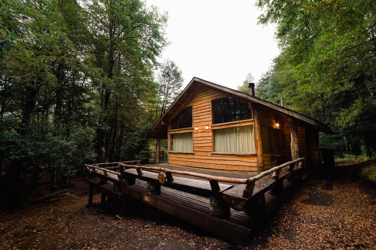Huilo Huilo Cabanas Del Bosque Puerto Fuy Εξωτερικό φωτογραφία