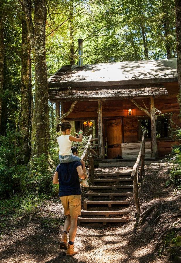 Huilo Huilo Cabanas Del Bosque Puerto Fuy Εξωτερικό φωτογραφία
