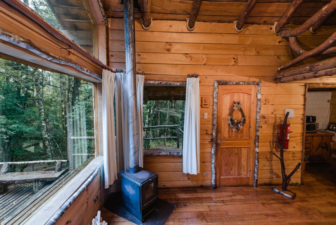 Huilo Huilo Cabanas Del Bosque Puerto Fuy Εξωτερικό φωτογραφία